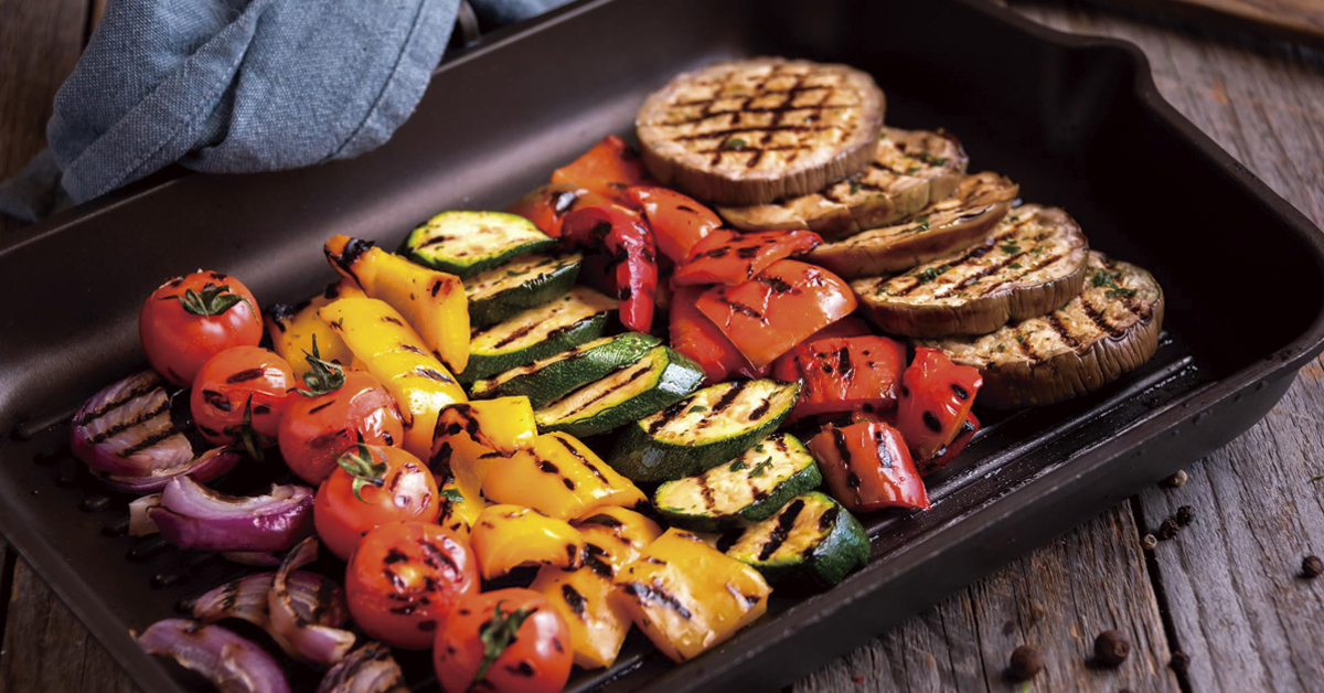 parrillada de verduras cocina healthy