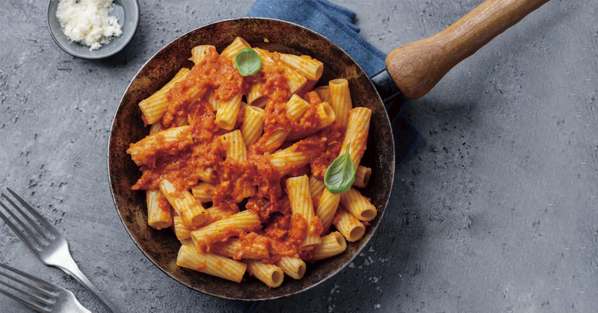 penne italiano con bolognese